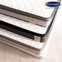 잉글랜더 Sweet Slumber 스탠다드스프링 필로우탑 매트리스 Q, 라이트그레이