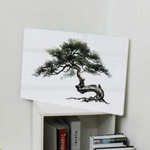 바보사랑 폼아크릴액자58CmX38Cm 산수화소나무.꾸밈