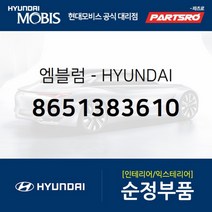 엠블럼 레터링 HYUNDAI (8651383610) 뉴 슈퍼 에어로 시티 에어로타운 E에어로타운 E에어로타운 특장