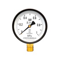 압력게이지 Y100진공 음압계 기본 압력계 0-0.6/1.0/1.6/2.5/4/6Mpa, T20-압력 0~16.0Mpa