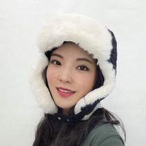 패딩 방한 햇 겨울 귀달이 모자