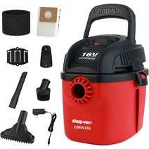 습식청소기 Shop-Vac 무선 3.8L(1갤런) 습식/건, 02 레드