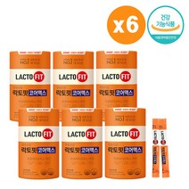 종근당 락토핏 생유산균 코어 프로바이오틱스 아연 유산균 라토픽 60포 x 6통 12개월분, 구성선택, 60포X6통_12개월분
