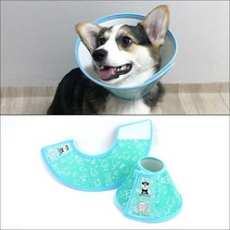 수술 회복 보호구 강아지 넥카라 목보호대 중성화 수술관리 수술후 시술 습진 치료후, 1개, 6호