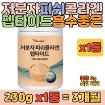 저분자 피쉬 어류 마시는 먹는 콜라겐 230g 피부 선물 흡수율 좋은 펩타이드 여자 여성 단백질 영양 식품