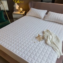 매트리스 딱딱한 메트리스 얇은 하드 접이식 허리안아픈 라텍스 퀸 단단한, leaf white_200x200x25cm