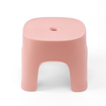 청소용품전문점 홈슨 심플 욕실의자 pink 26x23x24cm
