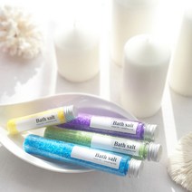 [사랑방비누] 깨알버전 바쓰솔트만들기 DIY KIT(나홀로용 동영상포함 2회분량), (보라+파랑+노랑+초록) 4가지 세트