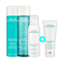 쟌피오베르 클렌징3종(저자극 로션타입+폼+립앤아이)+맑고하얀 도자기 팩