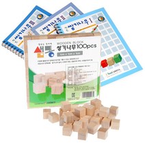 샘통 쌓기나무1cm100p와 시드교재3권세트, 단품