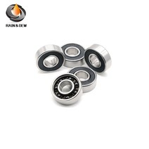 608/9 하이브리드 세라믹 베어링 ABEC-7 산업 모터 스핀들 608/9HC Si3N4 볼 3NC 608/9RS 9x22x7mm 1 개