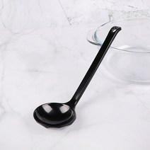 오메가키친 검정 미니국자 910 멜라민 동풍 개인국자, 03-1) 멜라민 검정국자-910(059291