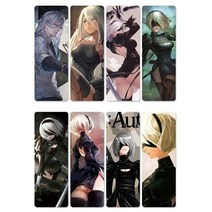 북링 북집게 북다트 독서링인기 게임 NieR: 오토마타 북마크 방수 투명 PVC 플라스틱 아름다운 책 선물 8, 07 Style 7