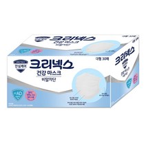 크리넥스 일회용 건강 마스크 대형, 1개, 30개입