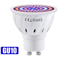 생장등 3개입입LED 성장 전체 스펙트럼 전구 E27 E14 GU10 MR16 220V 온실 수경 램프 실내 식물 꽃 빛, 04 GU10_02 60leds-3피스S_01 220V