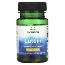 Swanson 루테인 10mg 소프트젤 60정, 1개