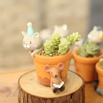 ROOGO 루고 화분 러블리캣 살금살금냥이