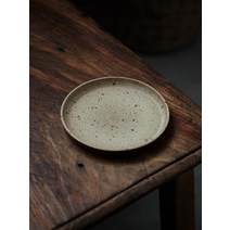 일본복고풍과일 그릇 순수한수제 얕은 디저트 접시, C