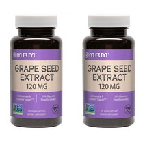 Mrm 그레이프 시드 익스트랙트 120Mg 100비건캡 2개 Aa10943 Top Brand 해외 현지 배송