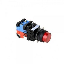 4핀 푸쉬락 스위치 LED 6V DC LAMP ON-ON 22mm KH-2204LAT-TL-6V, 화이트 [KH-2204L-TL-6VW]