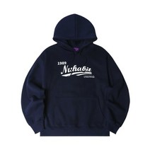 남자 여자 긴팔 후드티 티셔츠 뉴해빗 10/6 배송 N/H NATURAL LOGO (DNHNH-1133) 후드