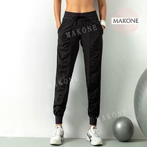 Makone 상표등록 골프연습복 셔링조거팬츠 운동복 여성골프웨어 골프퀸카