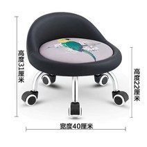 각도조절 좌식 의자 낮은 라운드 접이식 등받이 자세교정 허리에좋은 듀오백 방 침대 게이밍 바닥 바퀴달린, J