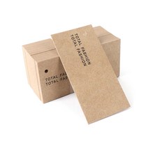 자체브랜드 라벨 택종이 tag 4묶음, 토탈 크라프트