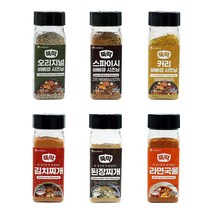 캠핑 바베큐 시즈닝 찌개소스 6종 스테이크시즈닝 돼지 고기 시즈닝 김치찌개소스 된장찌개소스 라면스프 부대찌개소스 카레시즈닝 캠핑준비물, 라면스프 소스 80g