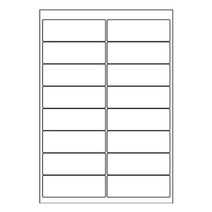 오피스라벨 A4 라벨지 16칸(2x6) 100매 흰색 주소용라벨 우편발송라벨 DM라벨 폼텍 규격 라벨용지 라벨지, 16칸(2x8), 400매