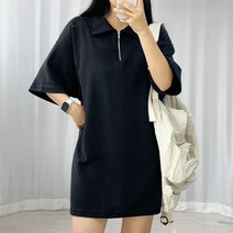 [데일리템] 반집업 원피스