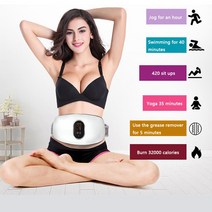 뱃살 마사지기 슬리밍 체중 감소 기계 큰 배꼽 전신 얇은 허리 벨트 지방 연소 복부 마사지 바디 쉐이핑 마사지 전기, 한개옵션0