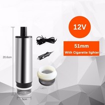 소형 미니 양수기 펌프 12lmin 30lmin 12v 24v dc 전기 잠수정 오일 자동차 디젤 등유 연료 전송 물 흡입 12 24 v 볼트, 51mm 12v 자동차