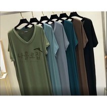 3+1 나홀로집 냉장고 여름 77사이즈 모달 임산부 원피스 잠옷 홈드레스 엄마등원룩