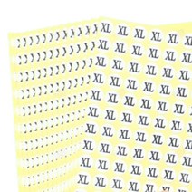 사이즈별 숫자 티셔츠 스티커 사이즈 가을 겨울 후드티 커플 프린팅자수, L