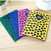 인생네컷앨범 플레인바인더 초음파앨범 1pcs/lot New Love Colourful hollow Kraft notebook DIY Multifunc, 한개옵션0