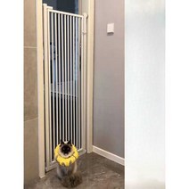 강아지 바리게이트 대형견 펜스 문짝 고양이 안전문, 150x91-100 (cm)