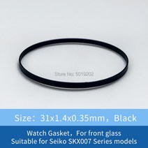 시계수리키트 시계줄줄이기 Skx007 skx009 용 가스켓 전면 크리스탈 가스켓 및 베젤 가스켓 시계 교체 액