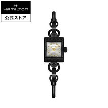 해밀턴 공식 시계 HAMILTON American Classic Lady Hamilton 아메리칸 클래식 레이디 해밀턴 쿼츠 쿼츠 15.00MM 스테인레스 스틸 브레스 실버 × 블랙 H31281150 여성 시계 여성 정규품 브랜드 쟈니 브라이언트