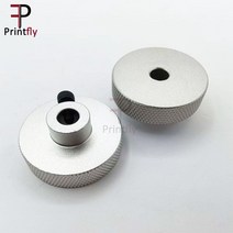 조각기 Nema17 스테퍼 모터 핸드 휠 5mm 내부 구멍 diy 조각 기계, 02 57 Bore6.35mm_02 1PCS Black