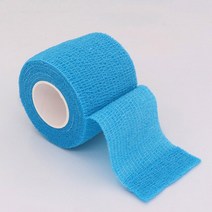 핸드랩 DIY 다채로운 스포츠 자기 접착 탄성 붕대 랩 테이프 4.5m 무릎 지원 패드 손가락 발목 손바닥 어깨, 02 파란, 03 7.5cm X 4.5m
