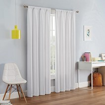 ECLIPSE Kendall 모던 암막 열 로드 포켓 창문 커튼 침실 거실용패널 1개 106.7 x 137.2cm42 54인치 부케, 42 in x 54 in