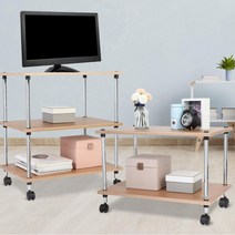 주방 부엌 전자레인지 밥솥 2단선반 바퀴형 가구 화장실 물류, TV대체리2단