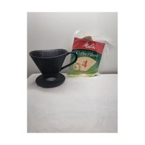 밀리타 멜리타 시그니처 푸어오버 커피 메이커 도자기 매트 블랙 마감 1홀 134731