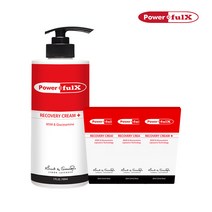 [파워풀엑스] 리커버리크림 플러스 파워풀크림 500ml+60ml(20ml(2ml*10ea)x3개)