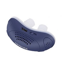 양압기 코골이 수면마스크 코밴드 입막음테이프 전기 안티 코 고는 장치 산소 농도 CPAP 중지 거 확장기 클, 02 파란