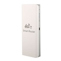 휴대용 공유기 무선 라우터 4G WIFI 7500MAh 보조베터리RJ45 포트 모바일 핫스팟 Sim 카드 슬롯, 01 WHITE