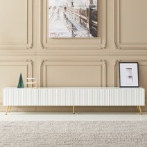 아트 낮은 티비 서랍장 거실장 2200, 아트 2200거실장, 화이트