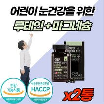 눈 눈밑 눈커플 눈꺼플 떨림 에좋은 고함량 마그네슘 루테인 엑티브 눈 침침 선명한눈 눈케어 눈건강 마리골드꽃 비타민 A E 아연 눈에좋은 성분만 담은 영양제 임산부 수유부 직장인, 60캡슐 x 2박스