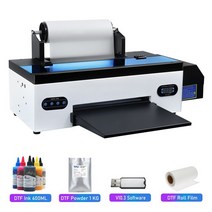 A3 DTF 프린터 전송 엡손 R1390 디지털 필름 청바지 후드 t 셔츠 프린팅 기계, [03] A3 DTF Printer 2